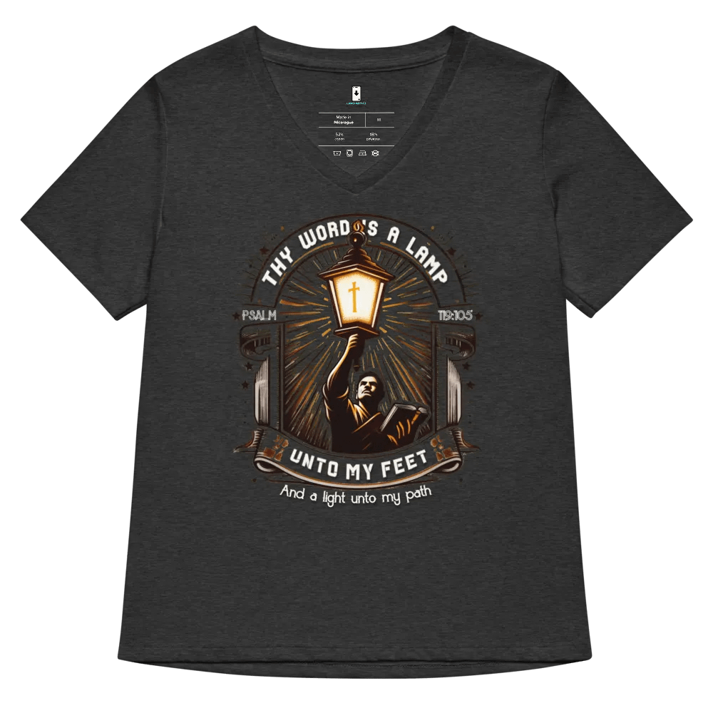 Thy Word is a Lamp Vintage V-Neck Tee product image (9)