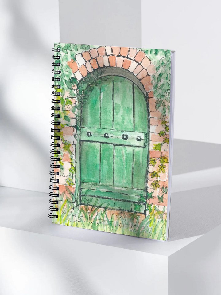 Green Door Blank Journal product image (1)