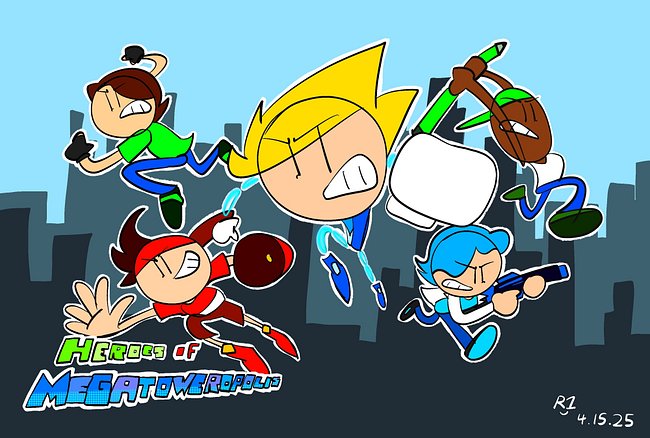 Heroes of Megatoweropolis Merch
