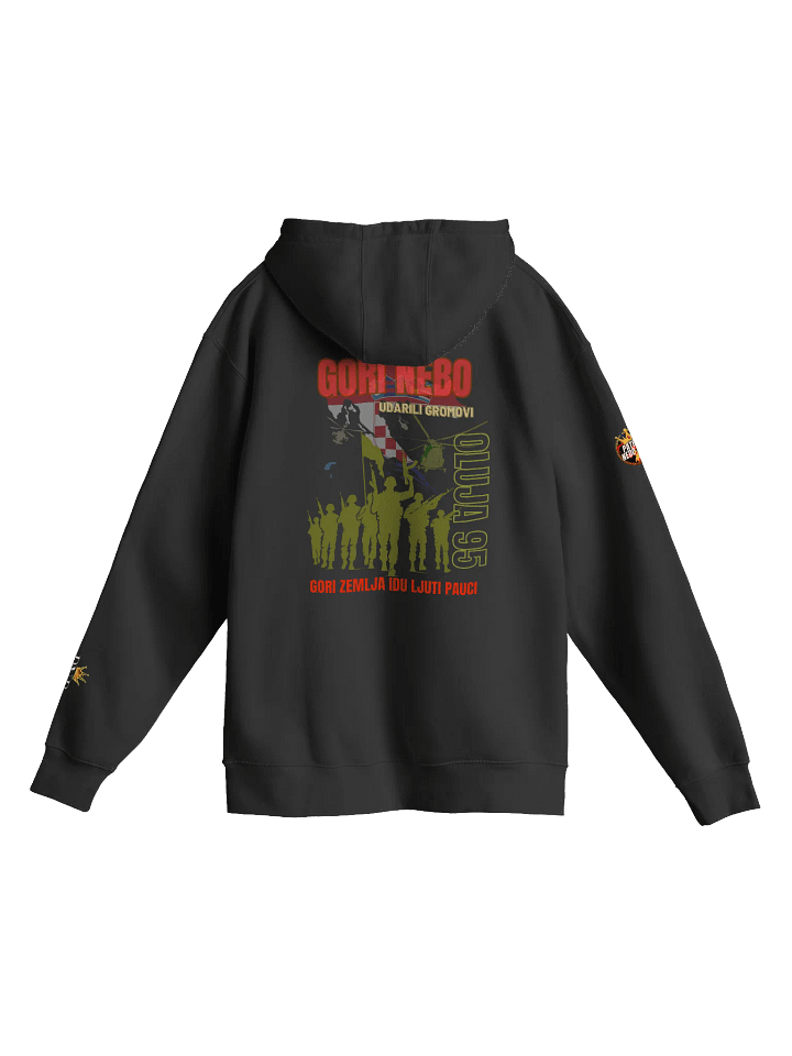 Premium Comfort Unisex Hoodie Oluja 95 30 Obljetnica product image (2)