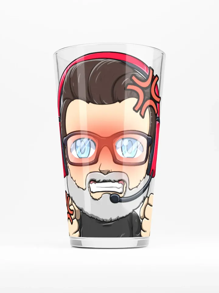 Ricky Rage Emote Pint Glass product image (1)