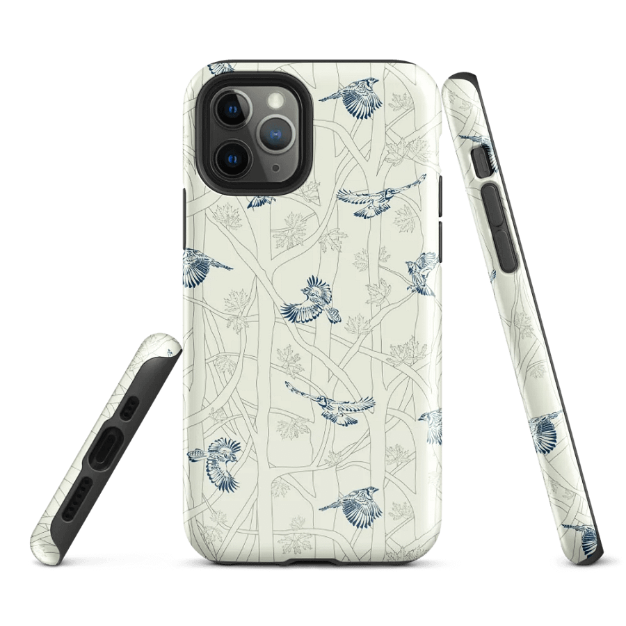 Jabbering Jays Forest iPhone® Tough Case product image (2)