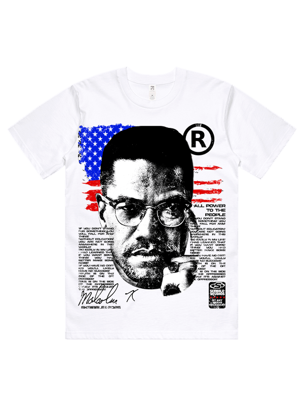 Skribble Studios Malcolm X Tee product image (1)