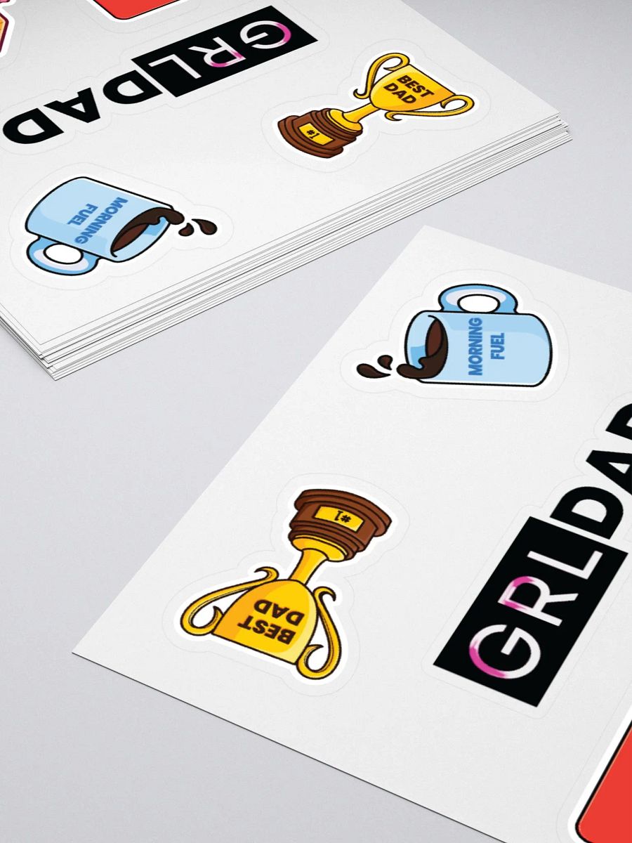 GRL DAD Sticker Pack product image (10)
