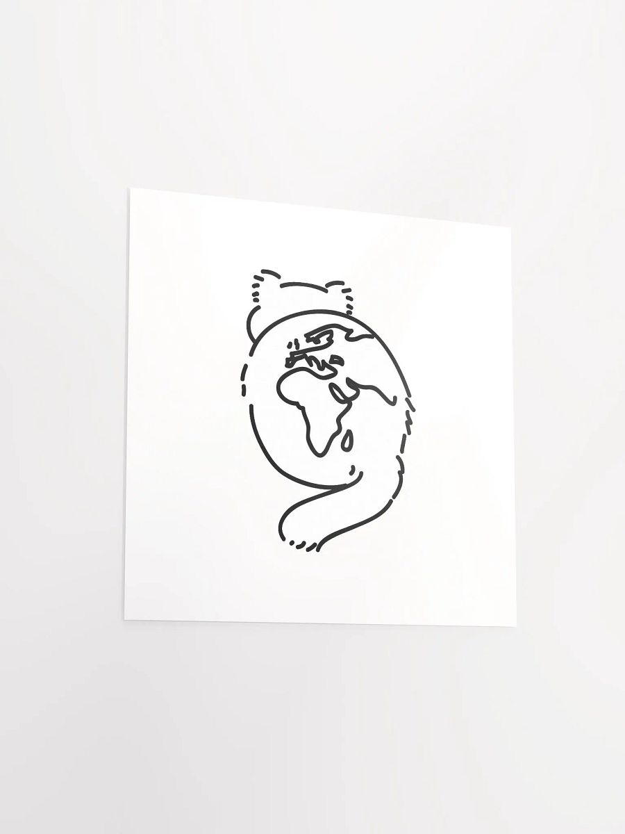 Planet Manul Africa & Europe - Matte Poster product image (3)