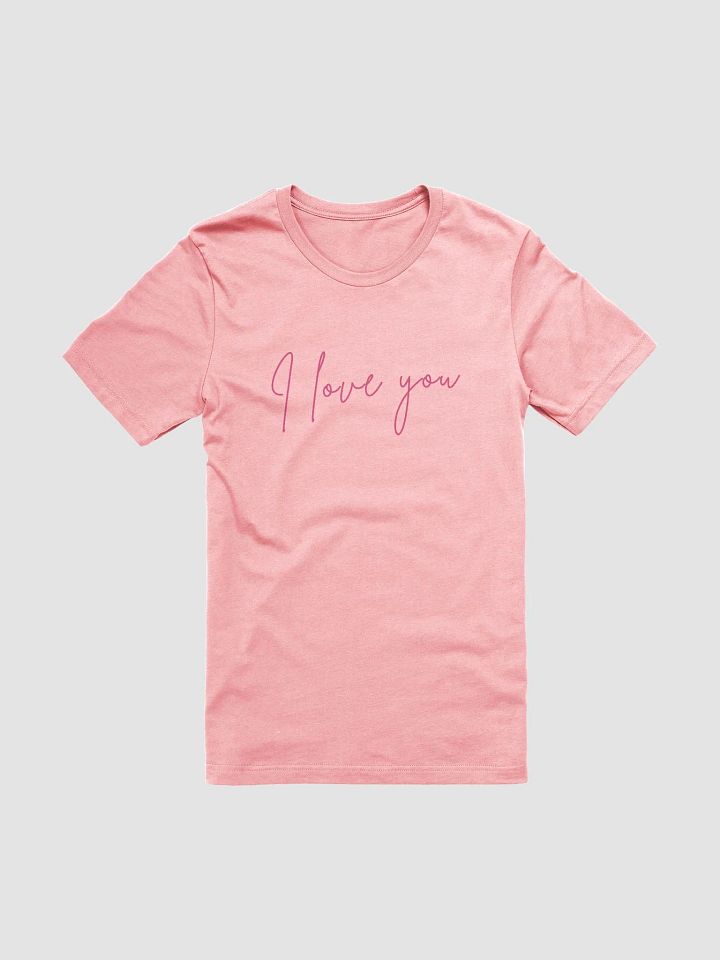 Women's Cursive I Love You T-Shirt product image (1)