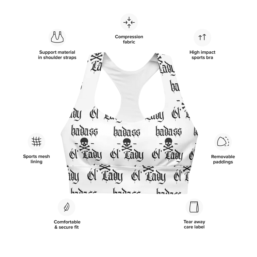 BADASS OL LADY SPORTS BRA product image (6)