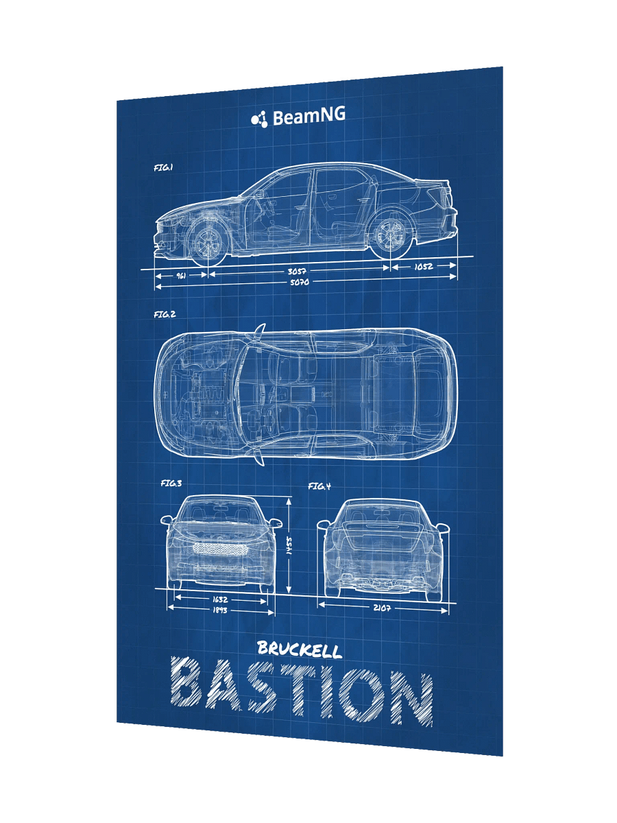 Bruckell Bastion Blueprint Poster product image (3)