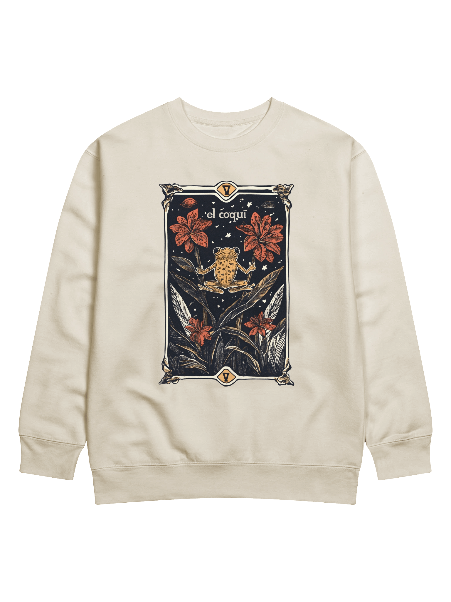El Coquí Carta Tarot Premium Crewneck Sweatshirt product image (1)