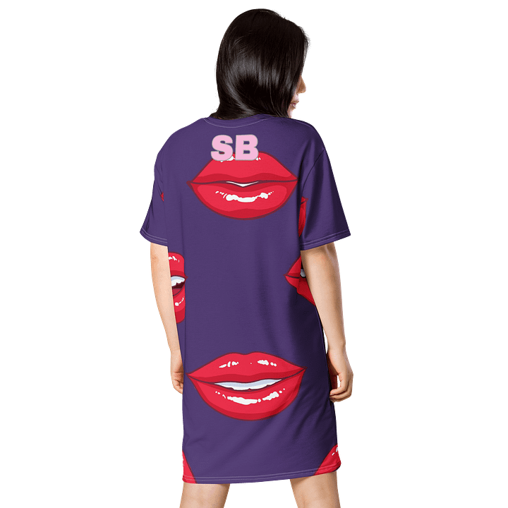 Glossy SexyBaddies Lips All-Over T-Shirt Dress Women product image (2)
