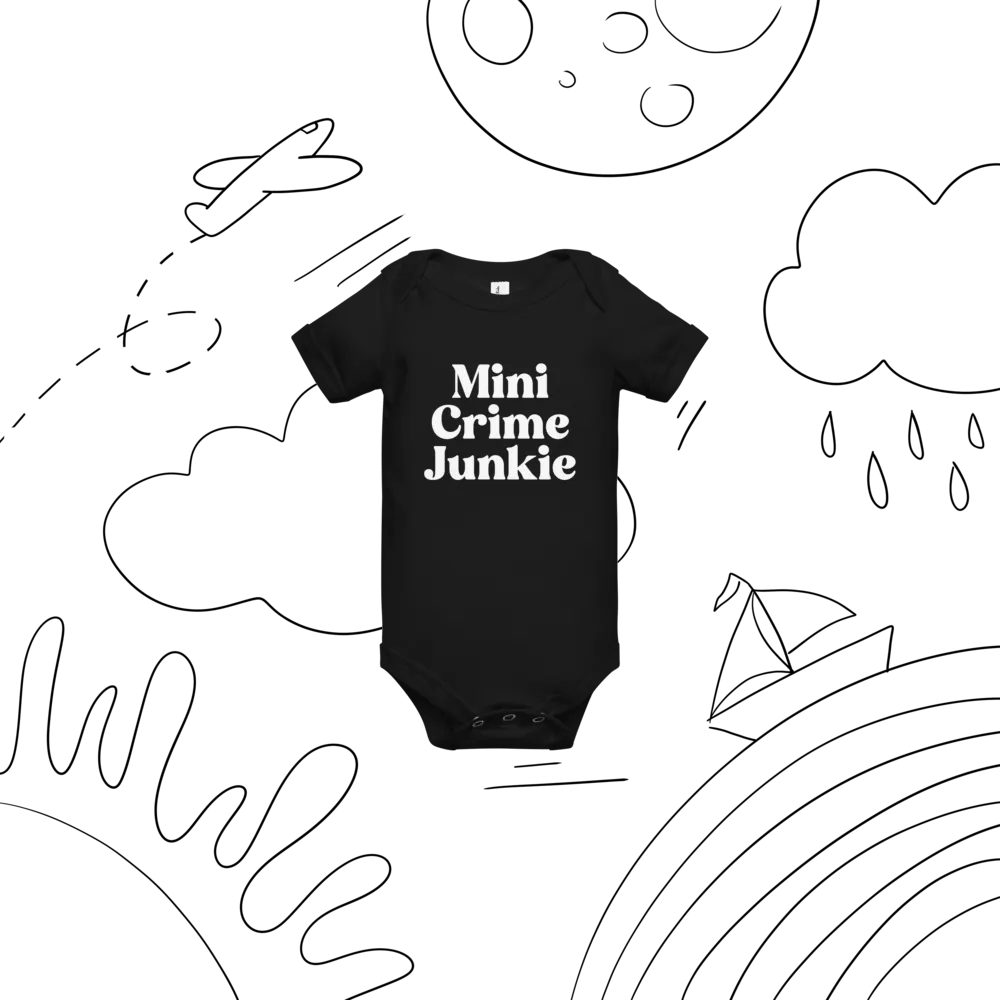 Mini Crime Junkie Onesie product image (7)