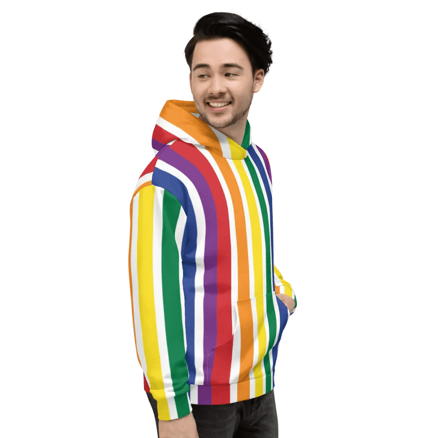 Rainbow Stripe Hoodie product image (7)