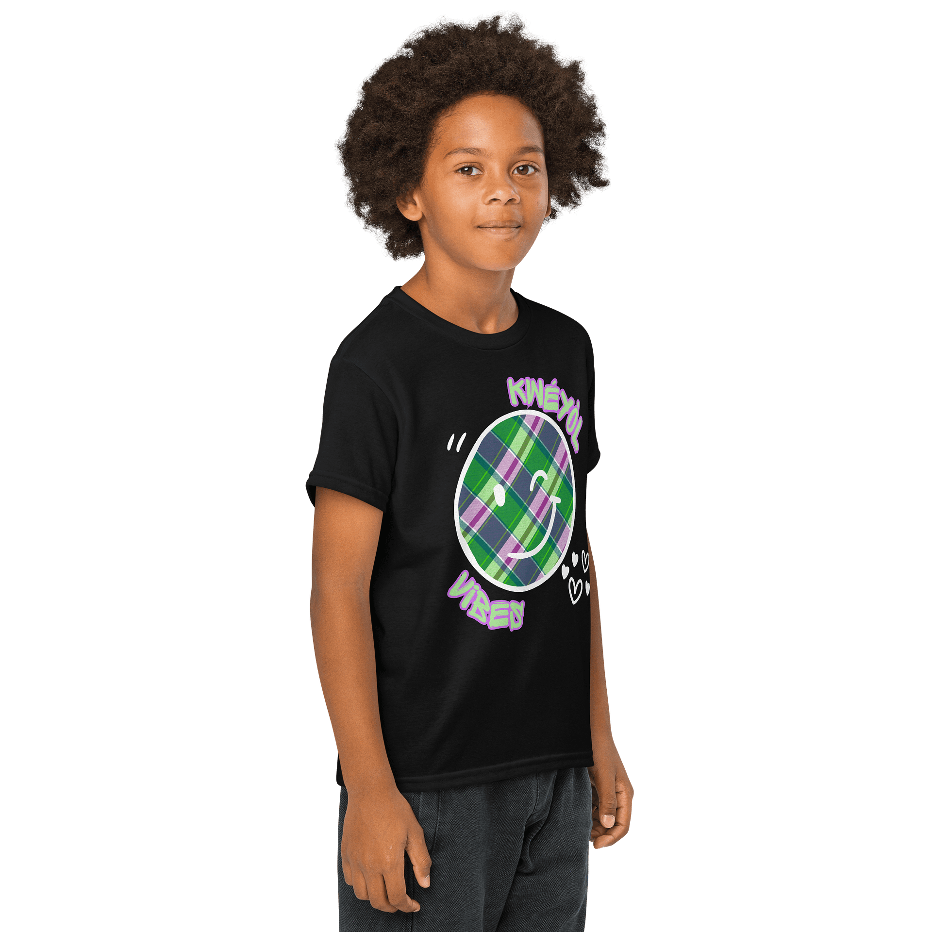 Madras Smiley Youth Tee product image (5)