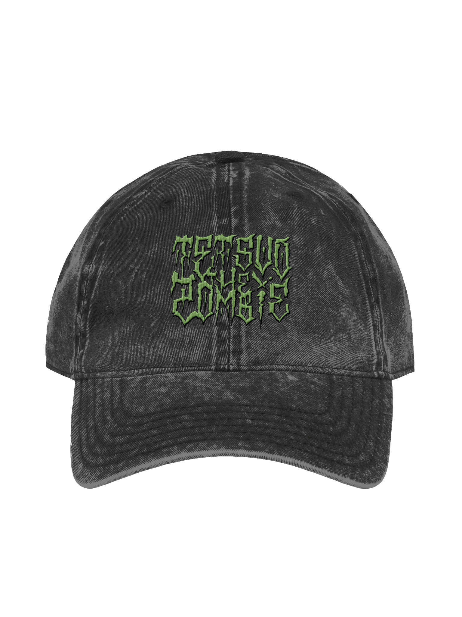 Inked up IVAxTETSUO Otto Vintage Wash Dad Hat Green product image (2)