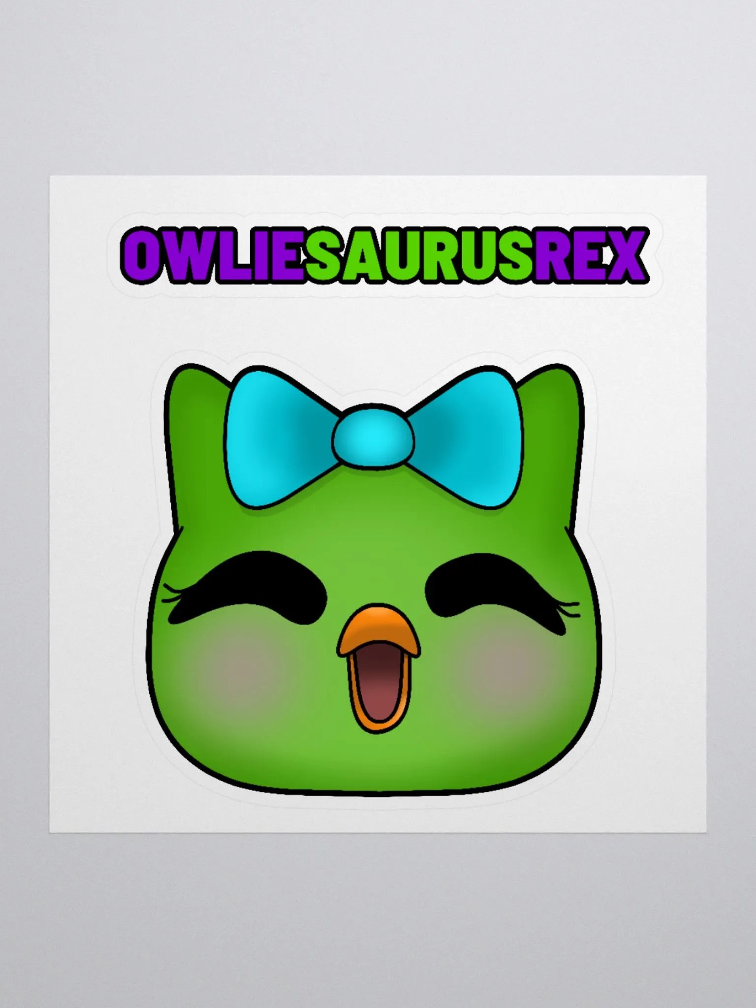 Owlie Bow Sticker product image (1)