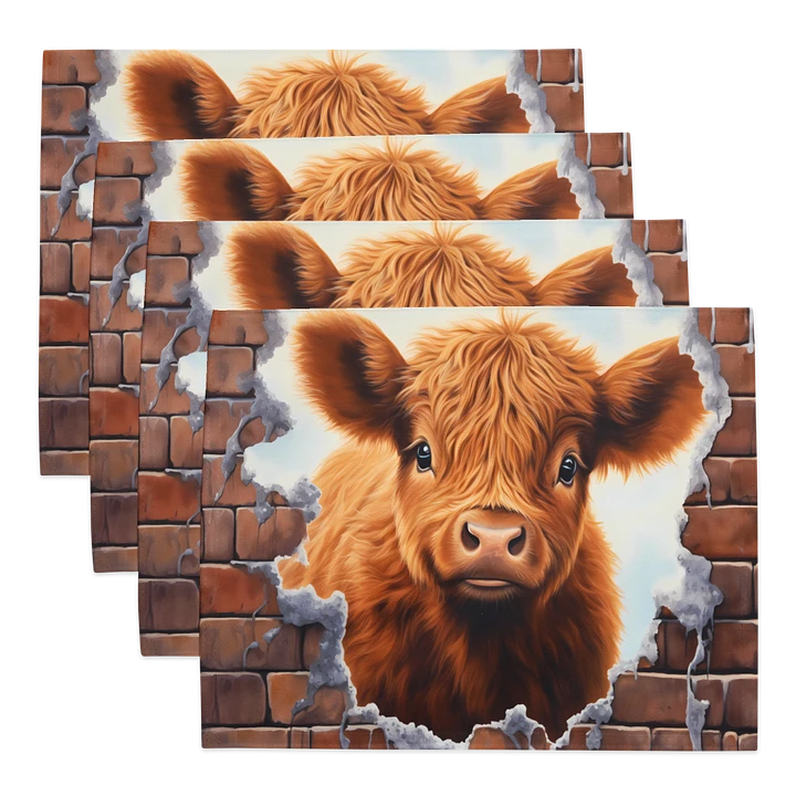 Highland Calf Placemats product image (1)