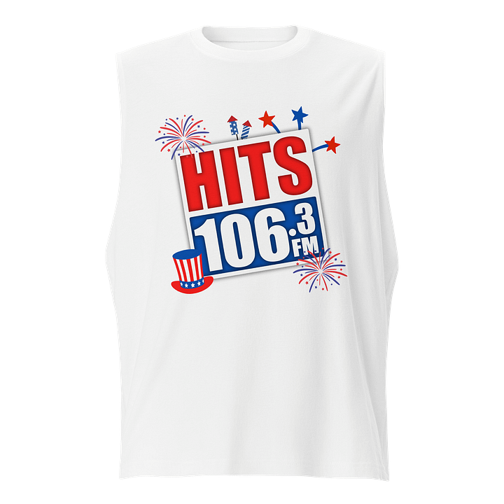Men's Patriotic White Muscle Tank product image (1)