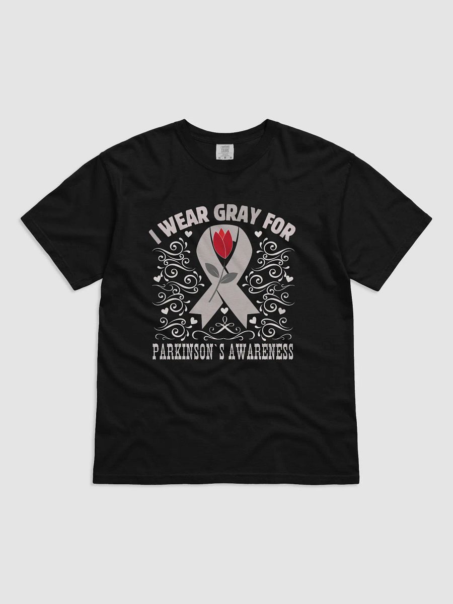 I Wear Gray For Parkinson Awareness, Flourish Comfort Colors T-shirt product image (2)