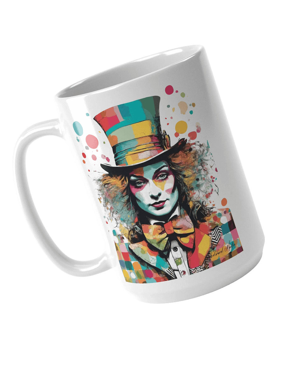 Mad Hatter:Vibrant Collage Portrait : Elegance Mug product image (3)