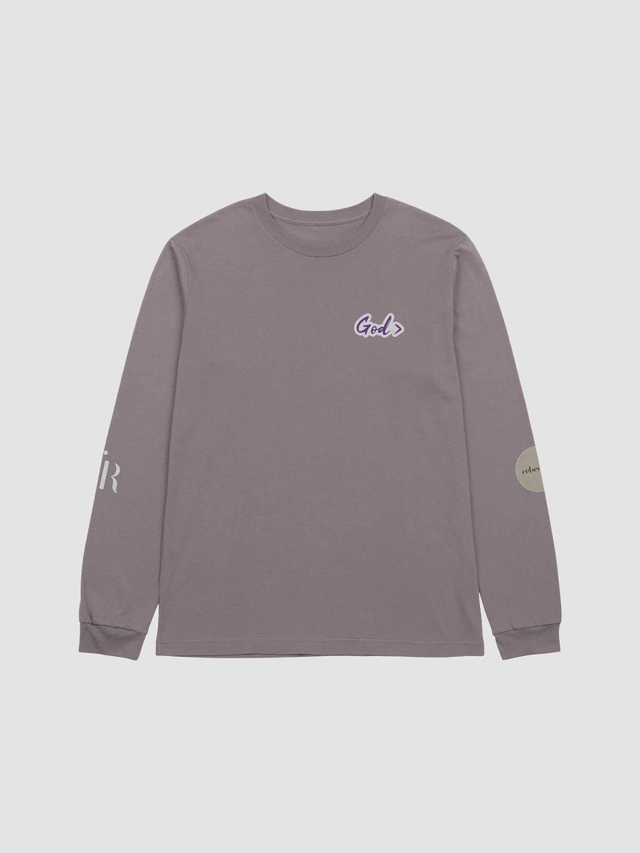 God > ALT Long Sleeve - (PURPLE TEXT) product image (1)