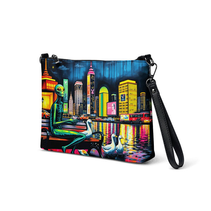 Neon Nights All-Over Print Crossbody Bag product image (2)