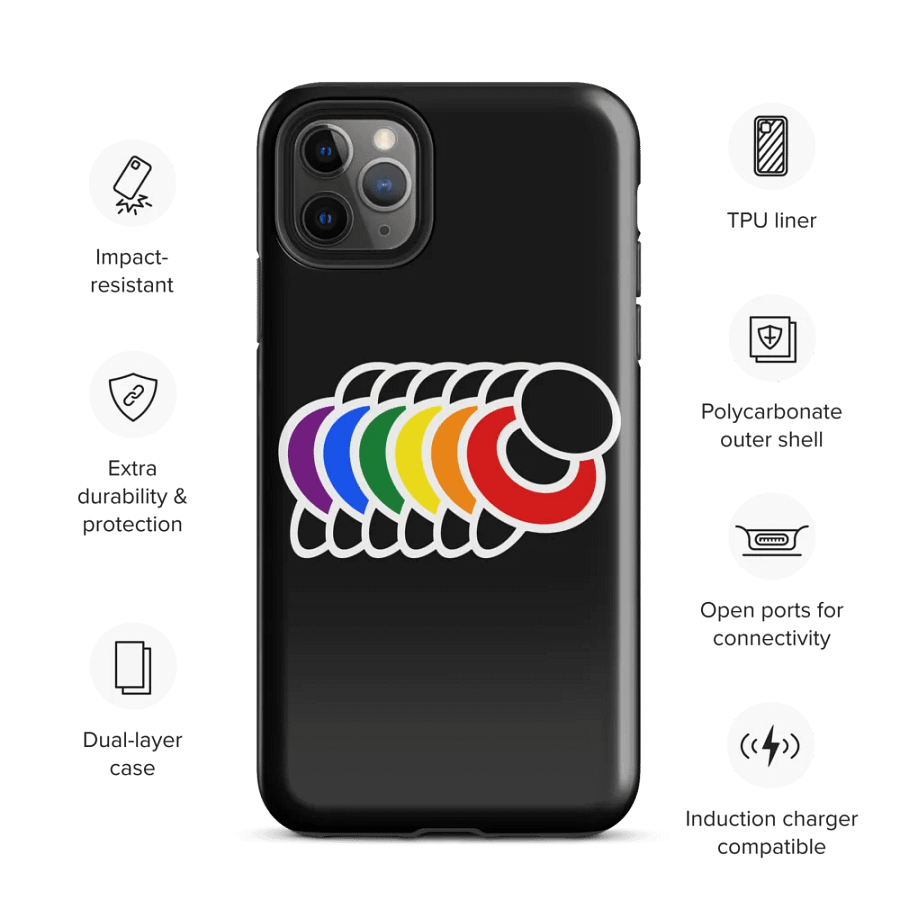 PRIDE - Rainbow Logo (iPhone Case) product image (3)