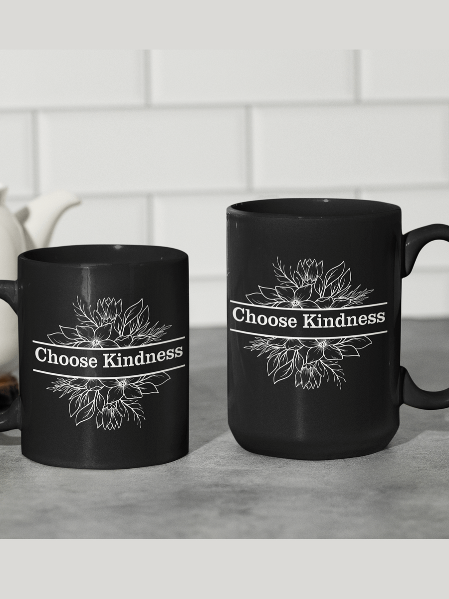 Choose Kindness Ceramic Mug - Black product image (6)