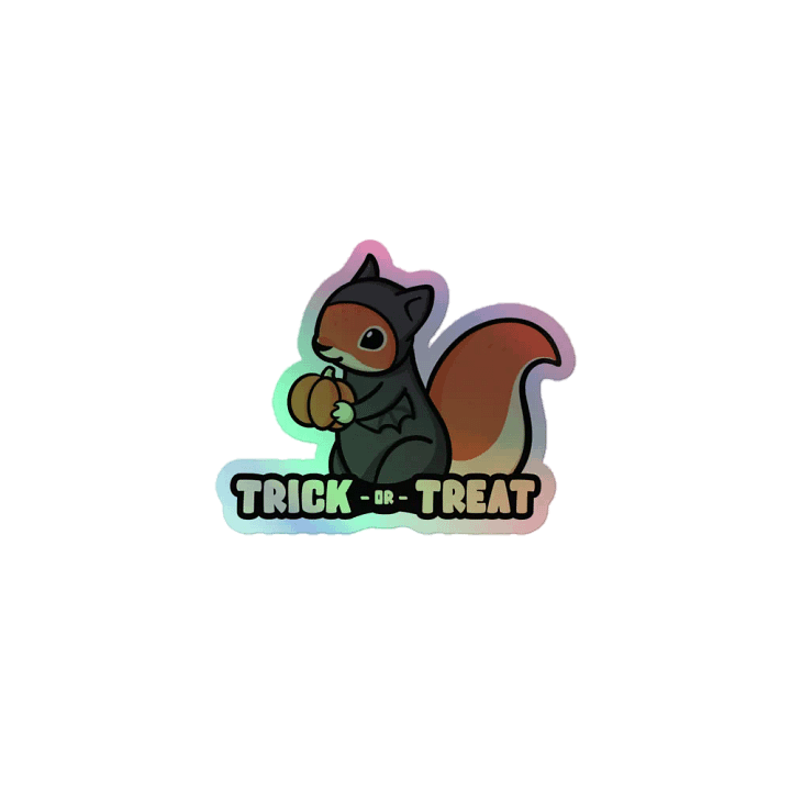 TRICK OR TREAT Holographic Sticker product image (1)