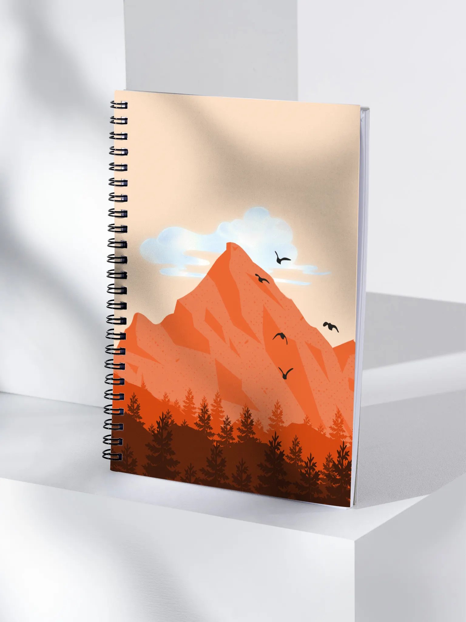 Majestic Mountain Range Spiral Notebook product image (4)