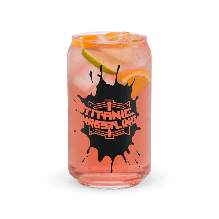Black Splatt Can Shaped Glass product image (6)