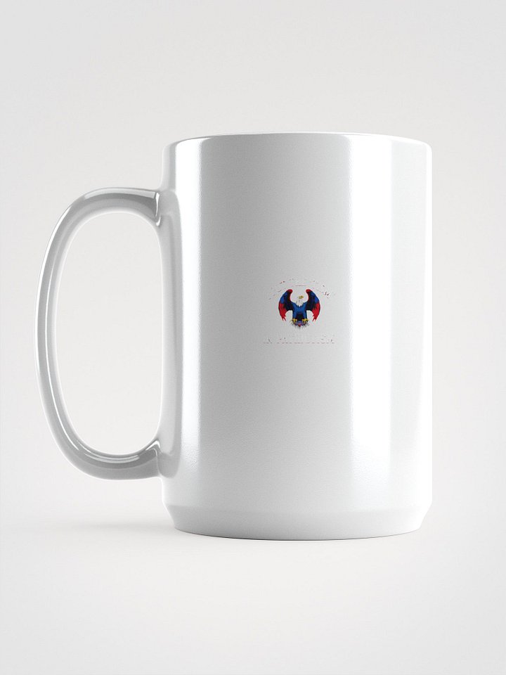 Patriotic Eagle White Glossy Mug product image (1)
