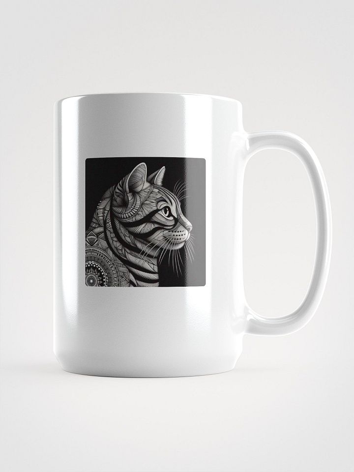 Symmetrical Feline Elegance Mug product image (1)