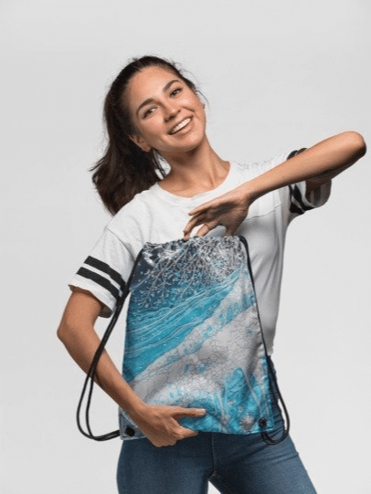 Winter Frost, Drawstring Bag product image (2)