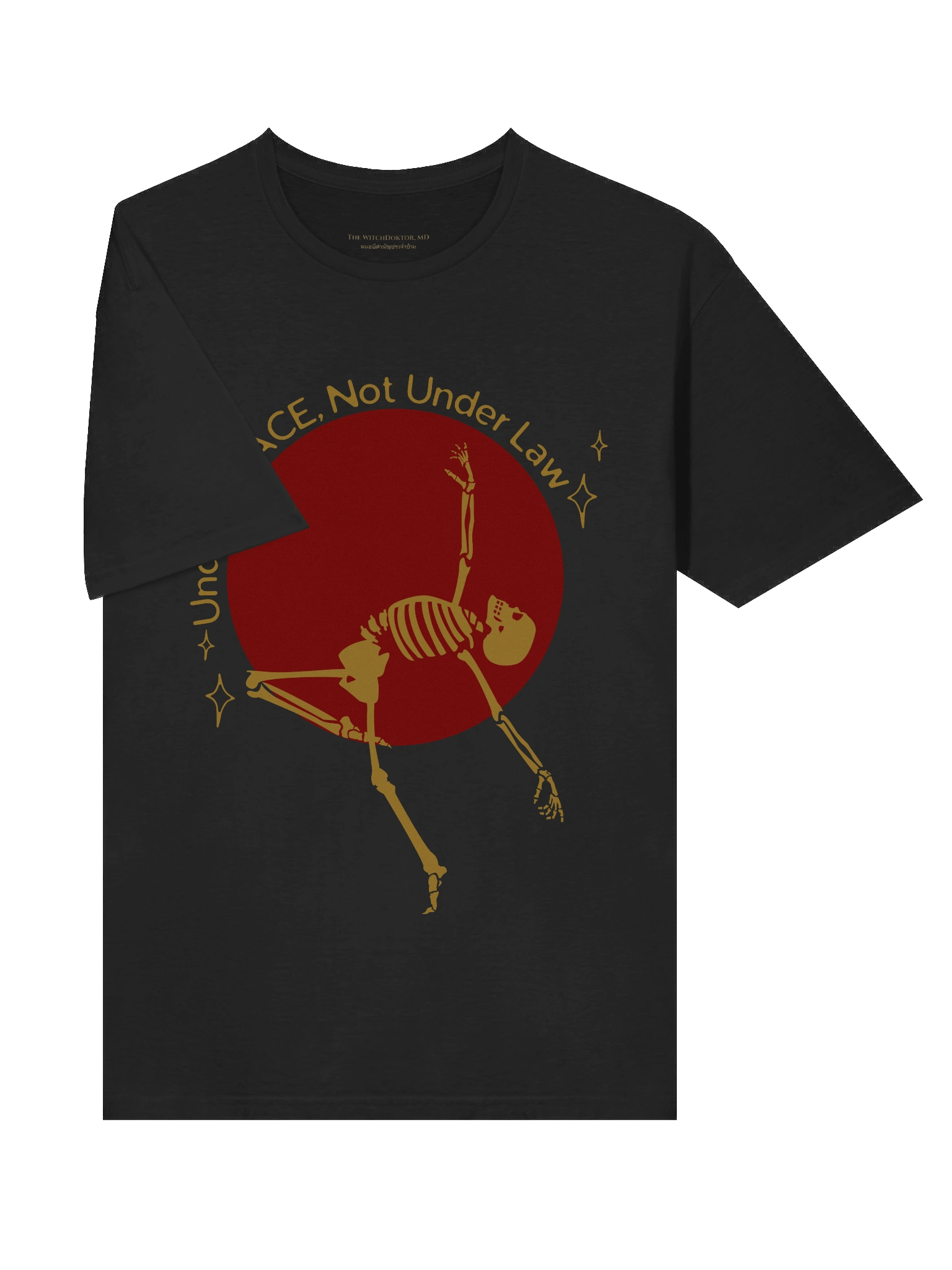 "Under Grace, Not Under Law." Skeleton T-Shirt product image (69)