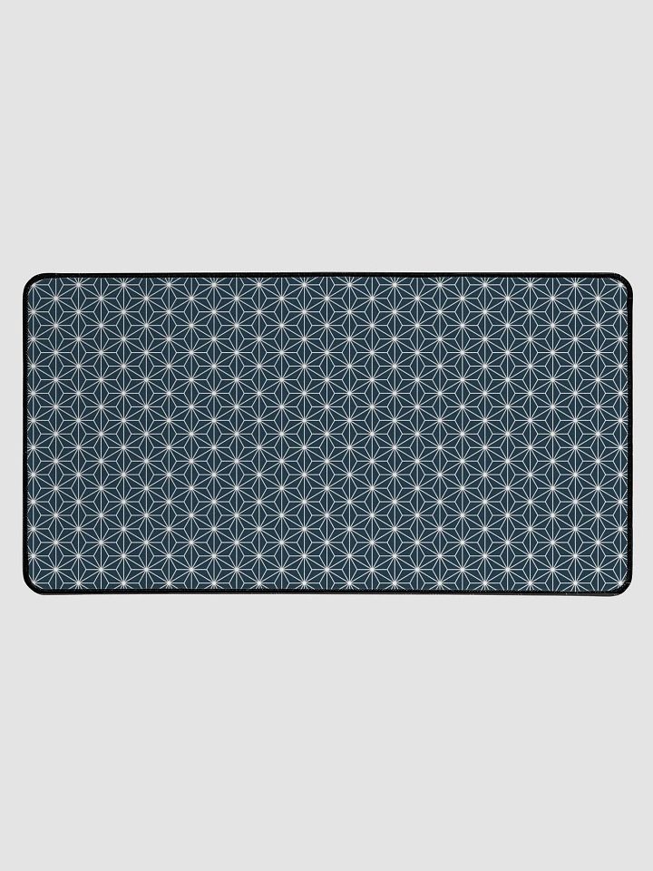 Desk Mat - Japanese Dark Blue Asanoha Pattern product image (1)
