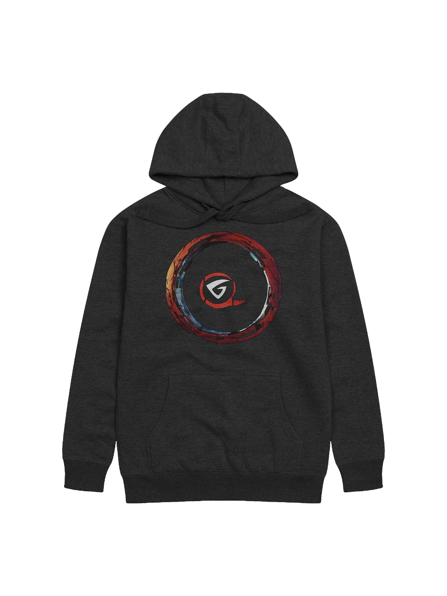 Fragmented Emblem Hoodie, Unisex Graphic Pullover, Unique Gift Idea product image (1)