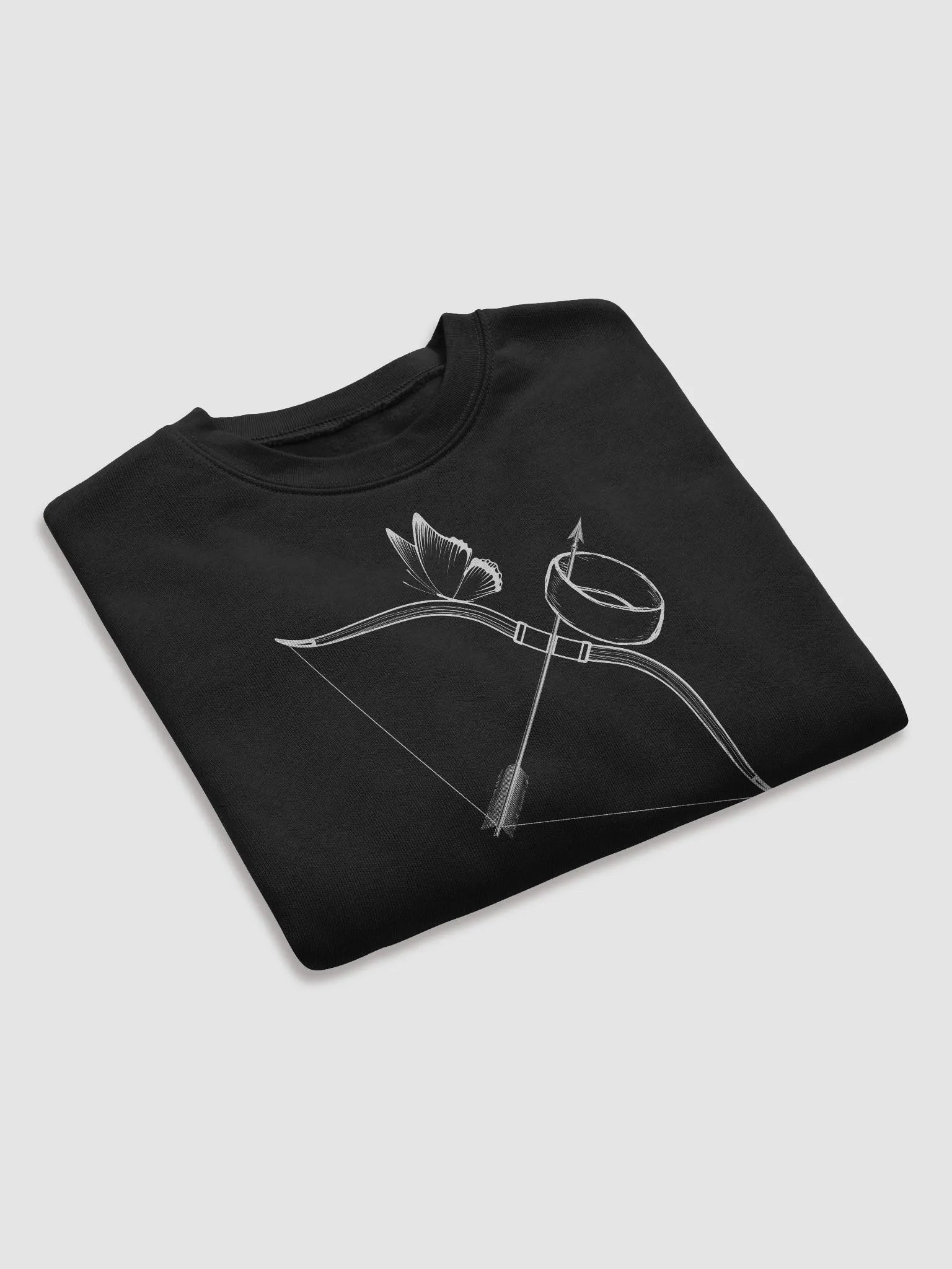 Bow, Arrow, Cuff & Butterfly Crop Sweatshirt product image (7)