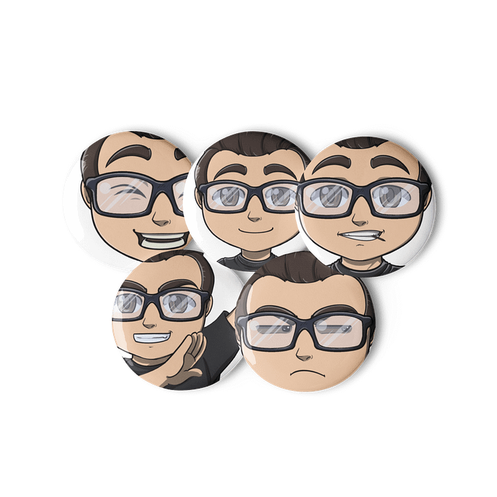 Exclusive BAM Emote Pin Buttons - Set 1 product image (2)