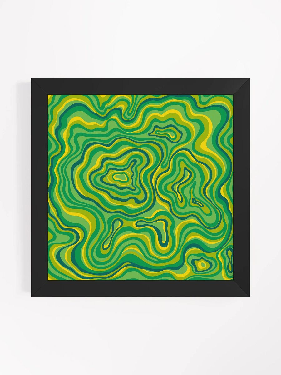 Ethereal Topography Framed Poster - Stone No. 3 product image (10)