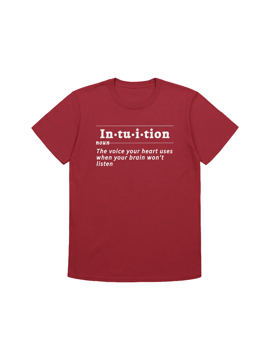 Intuition Definition Unisex Tee wht product image (1)