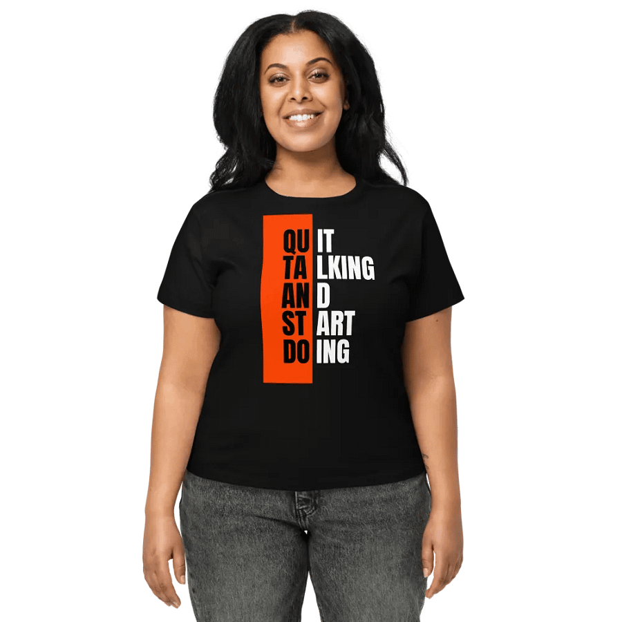 Quit Talking High-Waisted Tee product image (1)