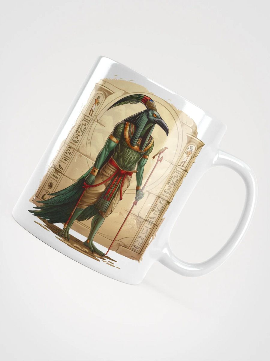 Thoth - The Egyptian God of Wisdom White Glossy Mug product image (4)