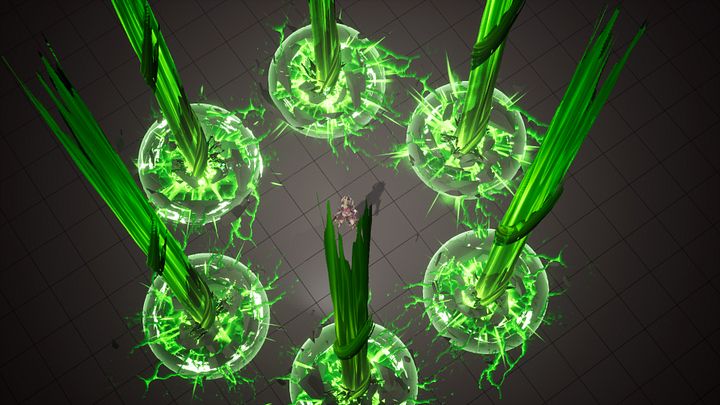 Beams Attack FX in Unreal Engine 5.4 Niagara | Download Files product image (2)