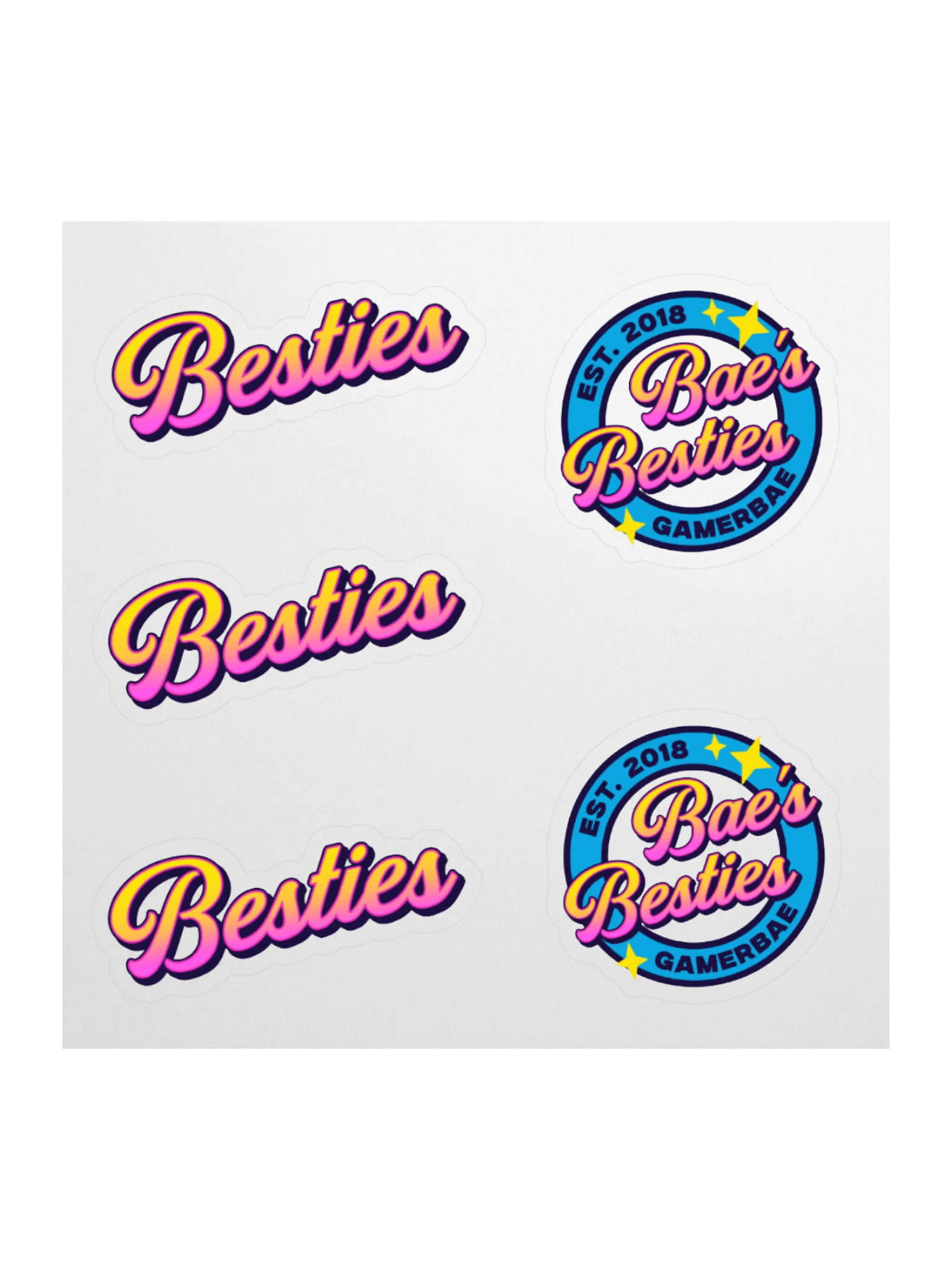 Bae's Besties Sticker Panel product image (1)
