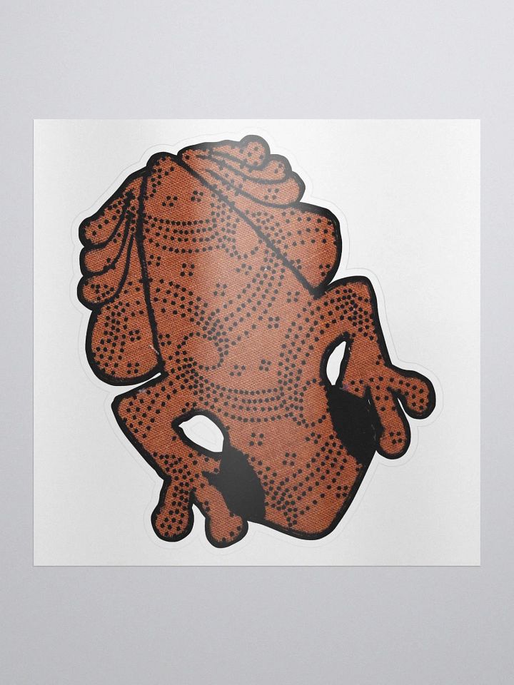 Big Frog Sticker in Chocolate product image (1)