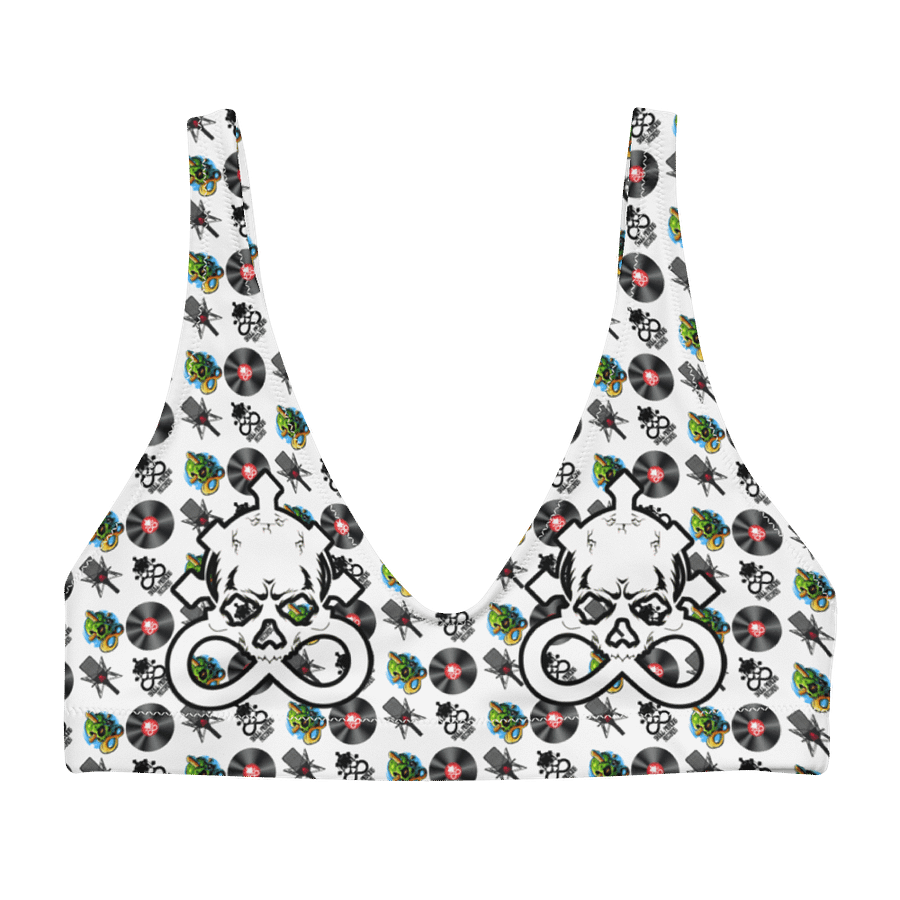 Skull Piercing Records Wave 2 Bikini Top product image (1)