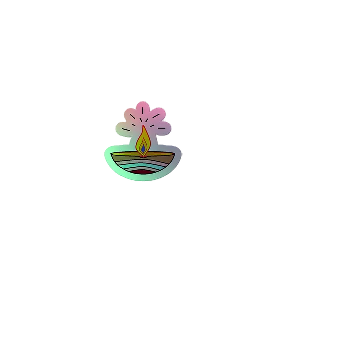 Diya Delight Holographic Sticker Sheet product image (1)