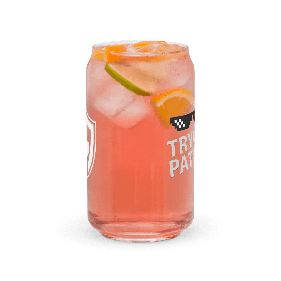 Trygde Patron formet glass product image (3)