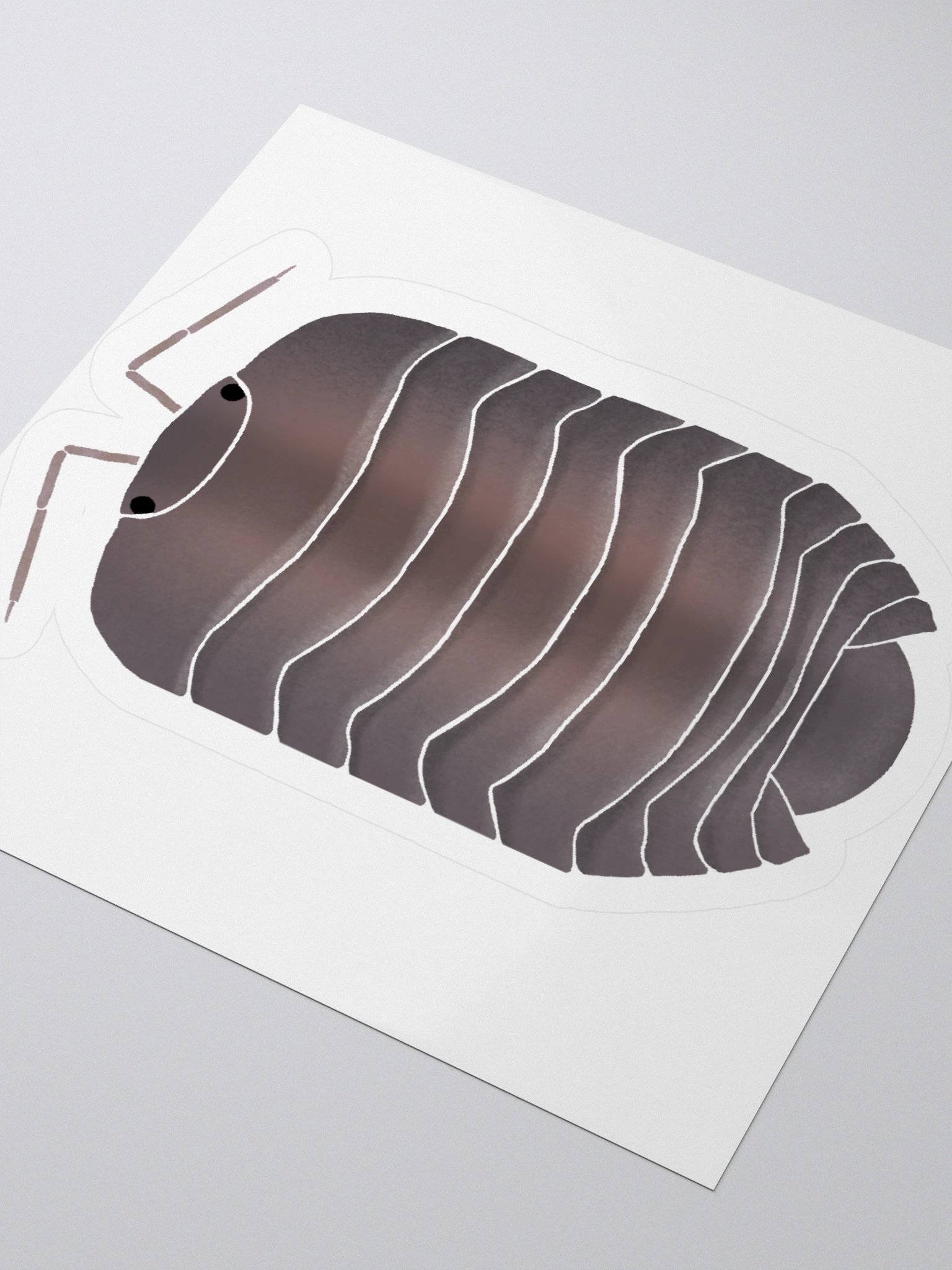 Purple Giant Isopod Sticker product image (10)