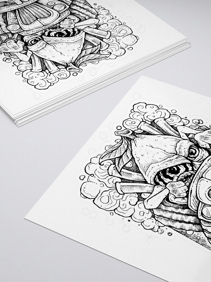 Lemon Diesel Kiss Cut Sticker product image (4)
